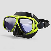 WATERTIME 蛙咚 成人潜水镜护鼻防呛水游泳训练浮潜面具自由潜装备护目镜