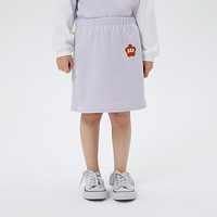 Gap 蓋璞 女幼童夏季2023LOGO法式圈織軟衛衣裙601771兒童裝半身裙