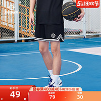 RIGORER 準者 美式短褲男士2024夏季新款四分褲寬松透氣健身運動褲籃球褲子