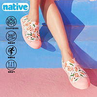 native 男女洞洞鞋 粉色|桃子|淺杏色 35