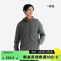 迪卡侬（DECATHLON）防晒衣防晒服男外套防紫外线夏季防风防泼水凉感透气2024 绿色 3XL