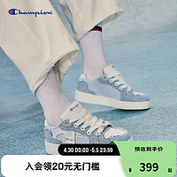 Champion冠军板鞋2024夏季款运动休闲鞋时尚男鞋 浅蓝 45