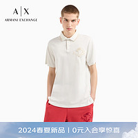 阿玛尼ARMANI EXCHANGE24春夏AX男装鹰形刺绣翻领POLO衫