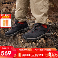 迈乐（Merrell）运动户外减震徒步鞋ACCENTOR 3 GTX防水透气防滑耐登山鞋 J036741黑桔（男） 42