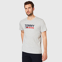 TOMMY HILFIGER 短袖T恤男士  P01灰色 M