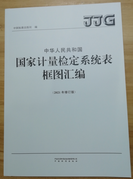 中华人民共和国国家计量检定系统表框图汇（2021年修订版）
