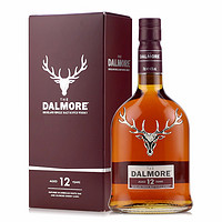 大摩（DALMORE）达尔摩 苏格兰单一麦芽 纯麦威士忌 英国洋酒 12年