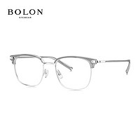 BOLON 暴龍 1.60高清鏡片+近視眼鏡框商務眉線框眼鏡男士 BJ6105