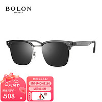 暴龙（BOLON）眼镜偏光太阳镜男复古时尚墨镜潮流眼镜驾驶镜BL6105 D10-暗黑水银