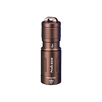 FENIX 菲尼克斯 E02R強光迷你小型鑰匙扣手電筒USB充電高亮隨身便攜內置電池 E02R咖啡色