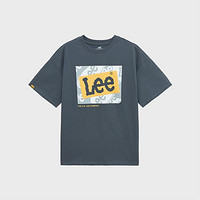 Lee 儿童夏季短袖舒适凉感透气圆领t恤中大童百搭上衣潮流运动跑步