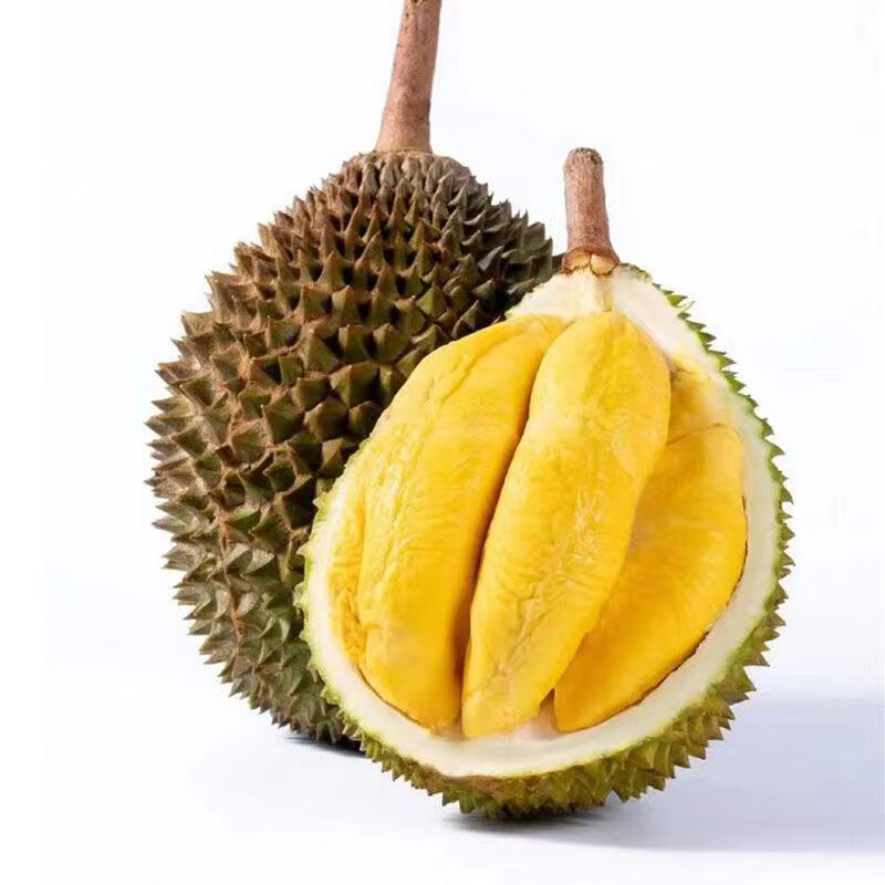 隆盛斋泰国猫山王榴莲肉新鲜冷冻果肉奶香甜糯榴莲有核应季水果 泰国 猫山王 1-2斤/装保3房