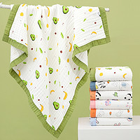 嬰兒紗布浴巾新生寶寶超軟純棉全棉A類毛巾吸水夏季新款兒童蓋毯