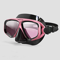 WATERTIME 蛙咚 成人潛水鏡護鼻防嗆水游泳訓練浮潛面具自由潛裝備護目鏡
