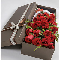 母親節好禮、家裝季：I'M HUA HUA 母親節玫瑰花速遞 19朵紅玫瑰鮮花禮盒