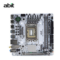 ABIT 升技 主板 支持12/13代CPU B760ITX D4 白色(無WIFI)