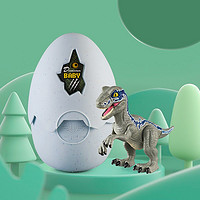BEIBITONGHUA 貝比童話 兒童恐龍玩具恐龍蛋 可孵化電動侏羅紀男孩女孩仿真動物公園世界模型六一兒童節生日禮物 迅猛龍+孵化蛋
