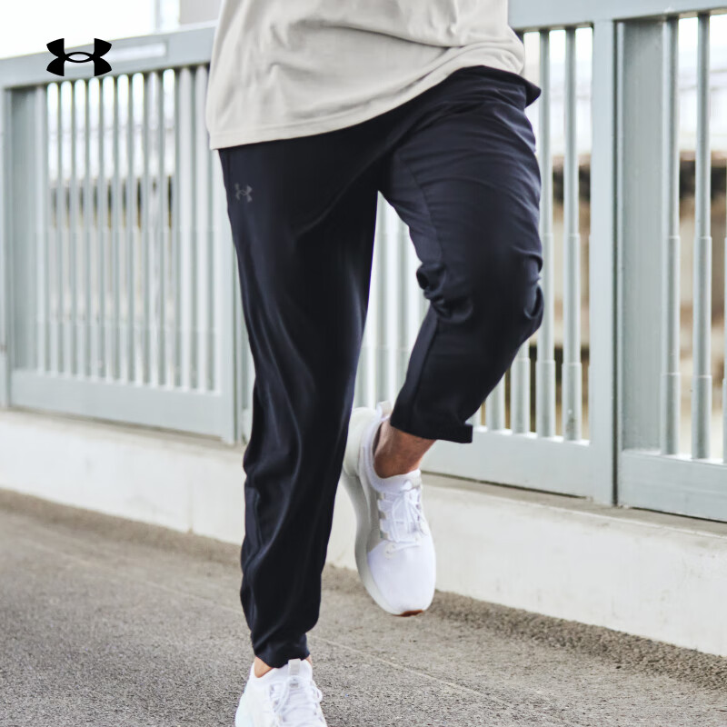 安德玛（UNDERARMOUR）Storm男子跑步运动长裤1376800 黑色001 XL