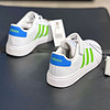 adidas 阿迪達斯 板鞋女鞋2024夏季新款運動鞋輕便復古低幫休閑鞋 GW6515白藍綠 36