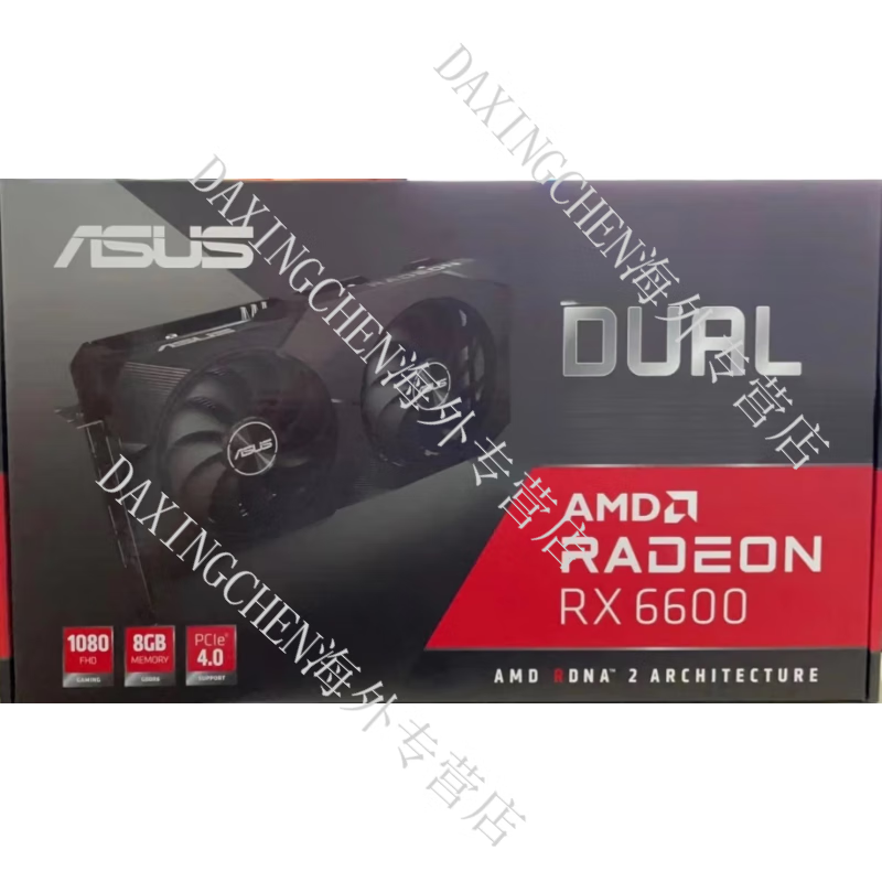 华硕（ASUS）/华硕 DUAL-RX6600-8G-V2 雪豹AMD显卡 全新国行