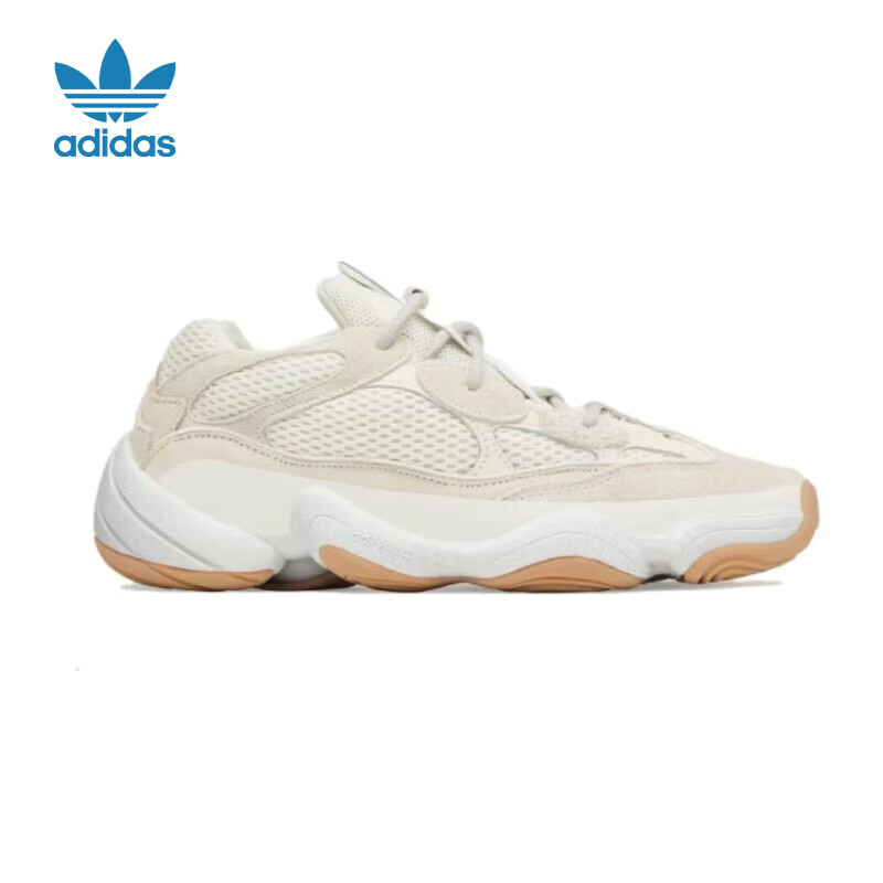 阿迪达斯 （adidas）originals Yeezy500 低帮复古运动老爹休闲鞋ID1600 米白 42.5码 