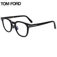 汤姆.福特（TOM FORD）光学眼镜架男女款方框修饰脸型可配镜近视眼镜框5922KB 001黑色-49mm