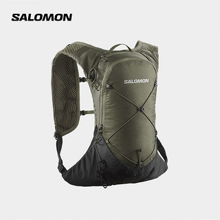 salomon 萨洛蒙 男女款 户外运动透气舒适登山徒步轻量多功能长途双肩背包 XT 6 叶绿色