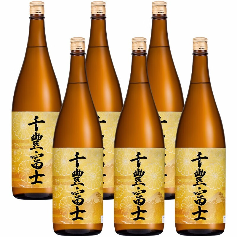 归素千丰富士日本清酒整箱装 洋酒 米酒 低度清酒家庭聚会年货 千丰富士1.8L*6