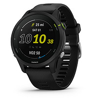 GARMIN 佳明 010-02641-20 Forerunner® 255 音乐、GPS 跑步智能手表带音乐、高级洞察、持久电池、黑色