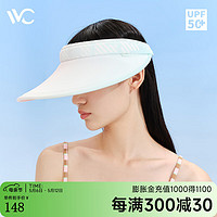 VVC 防晒帽女遮阳帽防紫外线女士太阳帽遮脸夏季户外骑行空顶帽子 渐变粉兰