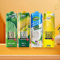 88VIP：BAIENSHI 佰恩氏 小青檸汁/雙柚汁/椰汁/玉米汁 1L*2瓶