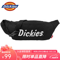Dickies 帝客 男女腰包 休闲简约日常用品胸包 DK010513 黑色