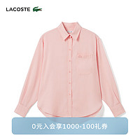 LACOSTE法国鳄鱼女士24年衬衫CF3404 KF9/玫瑰粉 34 /155