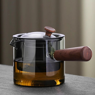 百亿补贴：HEISOU 侧把壶玻璃茶壶耐高温加厚家用电陶炉煮茶壶过滤泡茶器