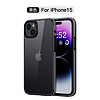 LIKGUS 苹果15Promax手机壳iPhone15保护套plus全包气囊防摔高端透明硬壳男女款 黑色 iPhone15 Pro Max