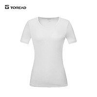 百億補貼：TOREAD 探路者 春夏季新款 女戶外休閑輕薄透氣速干短袖T恤TAJH82100