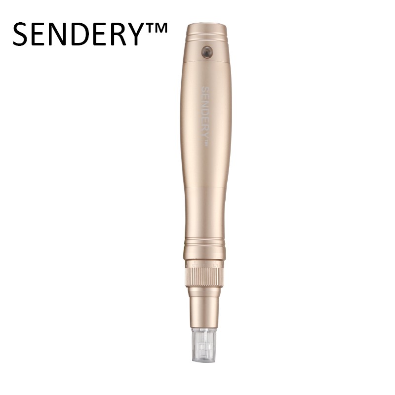西德瑞SENDERY纳米电动微晶导入仪中胚层头皮家用导入非微针 金色主机 10个微针头