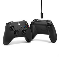 Microsoft 微軟 Xbox One S藍牙手柄 Xbox Series游戲手柄 磨砂黑