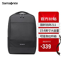 Samsonite 新秀麗 CAPER系列 14英寸雙肩電腦包 TX6*001 黑色