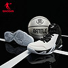 QIAODAN 乔丹 篮球鞋高帮男鞋网面透气实战球鞋学生运动鞋 乔丹白黑色 42