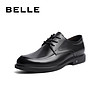 BeLLE 百麗 商務皮鞋春季男士正裝鞋婚鞋德比鞋B3GK3CM1 黑色單里 40