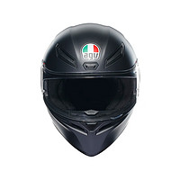 AGV 愛吉威 摩托車頭盔 新款K1S 機車四季全盔 騎行跑盔 男女通用 啞光黑 S