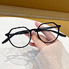 Erilles 超輕TR90眼鏡框+亮黑框 161防藍光非球面鏡片
