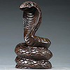 米囹 十二生肖蛇擺件黑檀木雕蛇裝飾工藝品