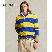 Polo Ralph Lauren 拉夫劳伦 男装 24春经典版条纹棉质橄榄球衫RL17938 700-多色 M