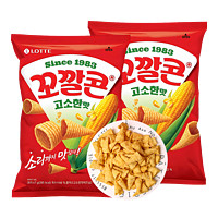 Lotte 韓國進口樂天lotte妙脆角玉米味脆脆角辣味尖角膨化零食