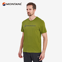 MONTANE 盟泰恩MONO LOGO T-SHIRT男子有機棉新款短袖T恤登山徒步