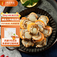 百年漁港 渤海灣帶黃大號扇貝肉1kg 獨立分裝 火鍋 燒烤 海鮮水產
