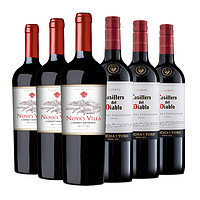 88VIP：紅魔鬼 干露酒莊中央山谷赤霞珠干型紅葡萄酒 6瓶