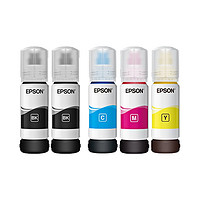 EPSON 愛普生 004墨水適用L3153L3151L3251L3253L3118L3119L3158 五只裝（2黑3彩色） 原裝 墨水